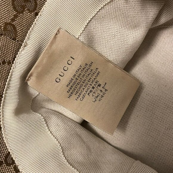 Gucci Women’s GG canvas wide brim hat